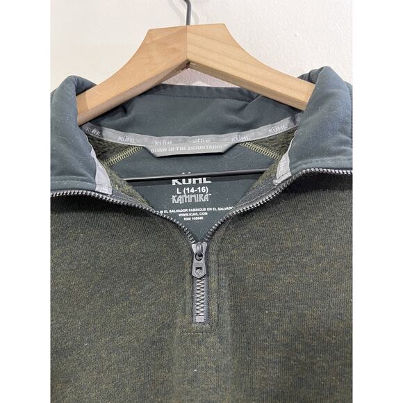 Kuhl Kashmira Sweater Youth L Pullover Zip Performance Outdoor Hiking Scouts - Picture 4 of 15